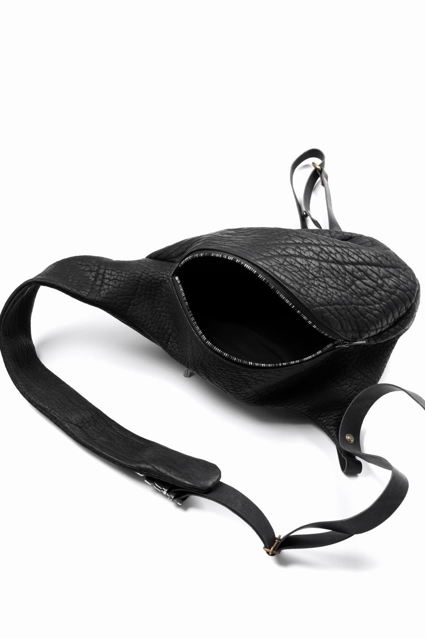 画像をギャラリービューアに読み込む, ierib Harness One Shoulder Bag / Rough Bull (BLACK)