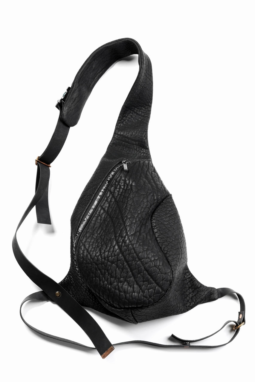 画像をギャラリービューアに読み込む, ierib Harness One Shoulder Bag / Rough Bull (BLACK)