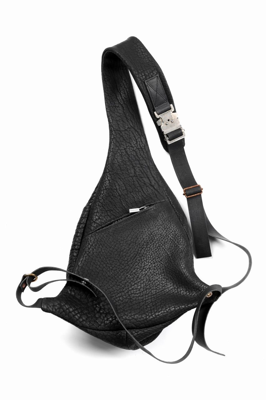 画像をギャラリービューアに読み込む, ierib Harness One Shoulder Bag / Rough Bull (BLACK)