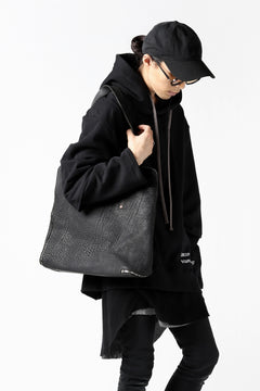 画像をギャラリービューアに読み込む, ierib onepiece tote bag / Rough Bull (BLACK)