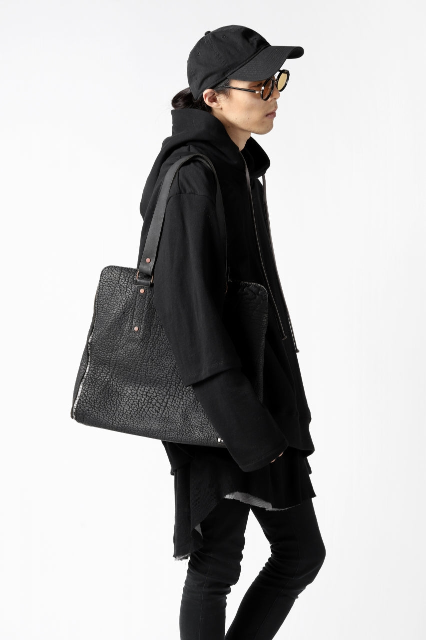 画像をギャラリービューアに読み込む, ierib onepiece tote bag / Rough Bull (BLACK)