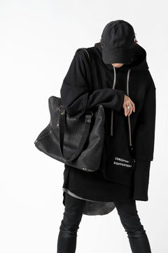 画像をギャラリービューアに読み込む, ierib onepiece tote bag / Rough Bull (BLACK)