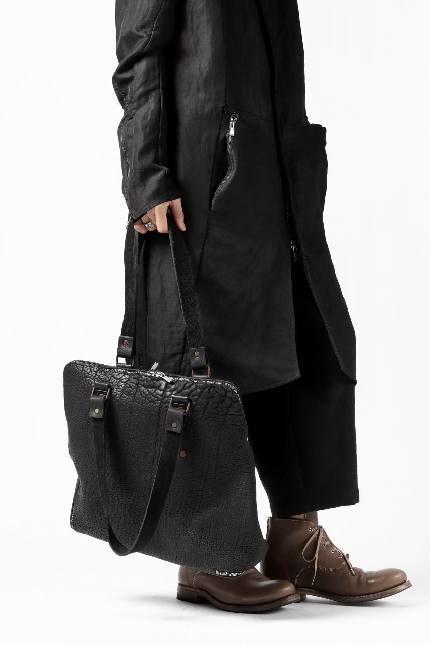 画像をギャラリービューアに読み込む, ierib onepiece tote bag / Rough Bull (BLACK)