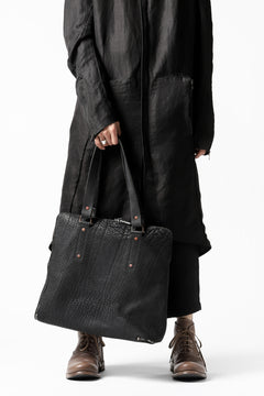 画像をギャラリービューアに読み込む, ierib onepiece tote bag / Rough Bull (BLACK)