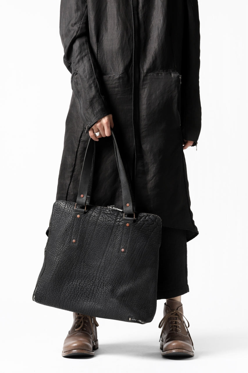 画像をギャラリービューアに読み込む, ierib onepiece tote bag / Rough Bull (BLACK)