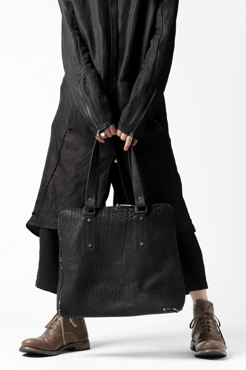 画像をギャラリービューアに読み込む, ierib onepiece tote bag / Rough Bull (BLACK)