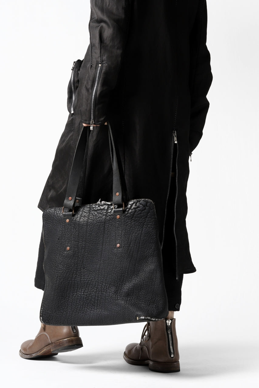 画像をギャラリービューアに読み込む, ierib onepiece tote bag / Rough Bull (BLACK)
