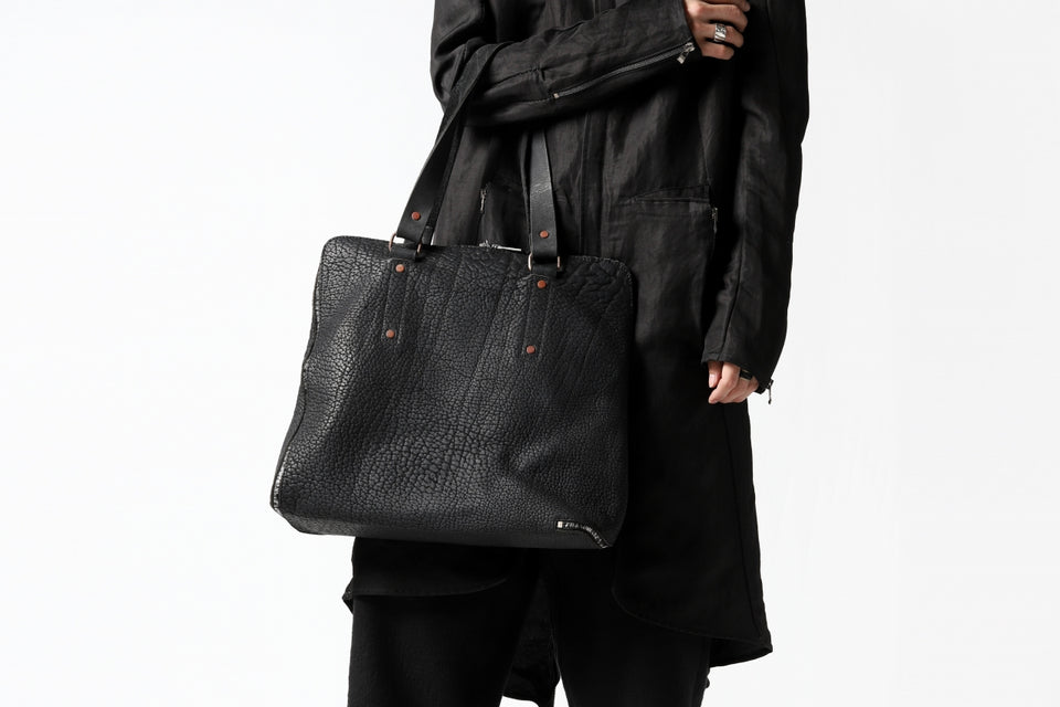 画像をギャラリービューアに読み込む, ierib onepiece tote bag / Rough Bull (BLACK)
