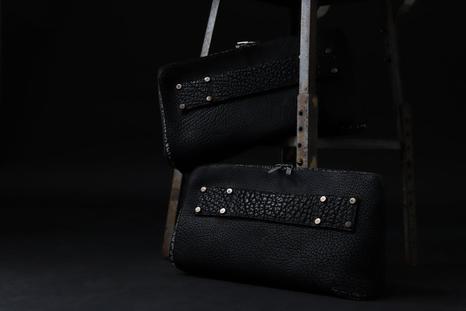 画像をギャラリービューアに読み込む, ierib onepiece clutch-bag / Rough Bull (BLACK)