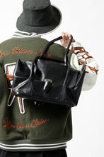 画像をギャラリービューアに読み込む, ierib ONE SHOULDER BOSTON BAG / smooth horse leather (BLACK)