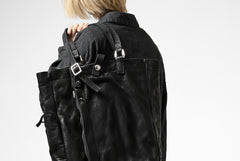 画像をギャラリービューアに読み込む, ISAMU KATAYAMA BACKLASH TOTE BAG / DOUBLE SHOULDER OBJECT DYED (BLACK)