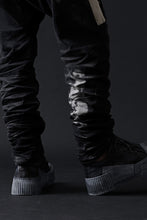 画像をギャラリービューアに読み込む, BORIS BIDJAN SABERI DROP CROTCH PANTS / STONE WASHED & USED EFFECT & BODY MOLDED "P24-F1603K" (BLACK DENIM)