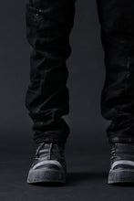画像をギャラリービューアに読み込む, BORIS BIDJAN SABERI DROP CROTCH PANTS / VINYL COATED & NICKEL PRESSED & BODY MOLDED "P24-F1603K" (BLACK)
