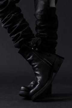 画像をギャラリービューアに読み込む, BORIS BIDJAN SABERI DROP CROTCH PANTS / STONE WASHED &amp; USED EFFECT &amp; BODY MOLDED &quot;P24-F1603K&quot; (BLACK DENIM)