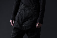 画像をギャラリービューアに読み込む, BORIS BIDJAN SABERI DROP CROTCH PANTS / VINYL COATED & NICKEL PRESSED & BODY MOLDED "P24-F1603K" (BLACK)