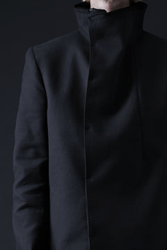 Load image into Gallery viewer, BORIS BIDJAN SABERI HIGH NECK SHORT COAT "COAT 1. SHORT-FIF10008" (BLACK)
