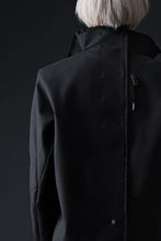 Load image into Gallery viewer, BORIS BIDJAN SABERI HIGH NECK SHORT COAT "COAT 1. SHORT-FIF10008" (BLACK)