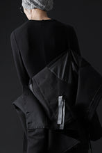 画像をギャラリービューアに読み込む, BORIS BIDJAN SABERI HIGH NECK SHORT COAT &quot;COAT 1. SHORT-FIF10008&quot; (BLACK)