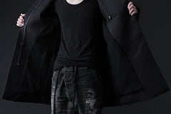 画像をギャラリービューアに読み込む, BORIS BIDJAN SABERI HIGH NECK SHORT COAT &quot;COAT 1. SHORT-FIF10008&quot; (BLACK)