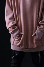 Load image into Gallery viewer, BORIS BIDJAN SABERI HOODY PULLOVER / NATURAL OBJECT DYED "HOODY2-F092" (ORANGE ROSE)