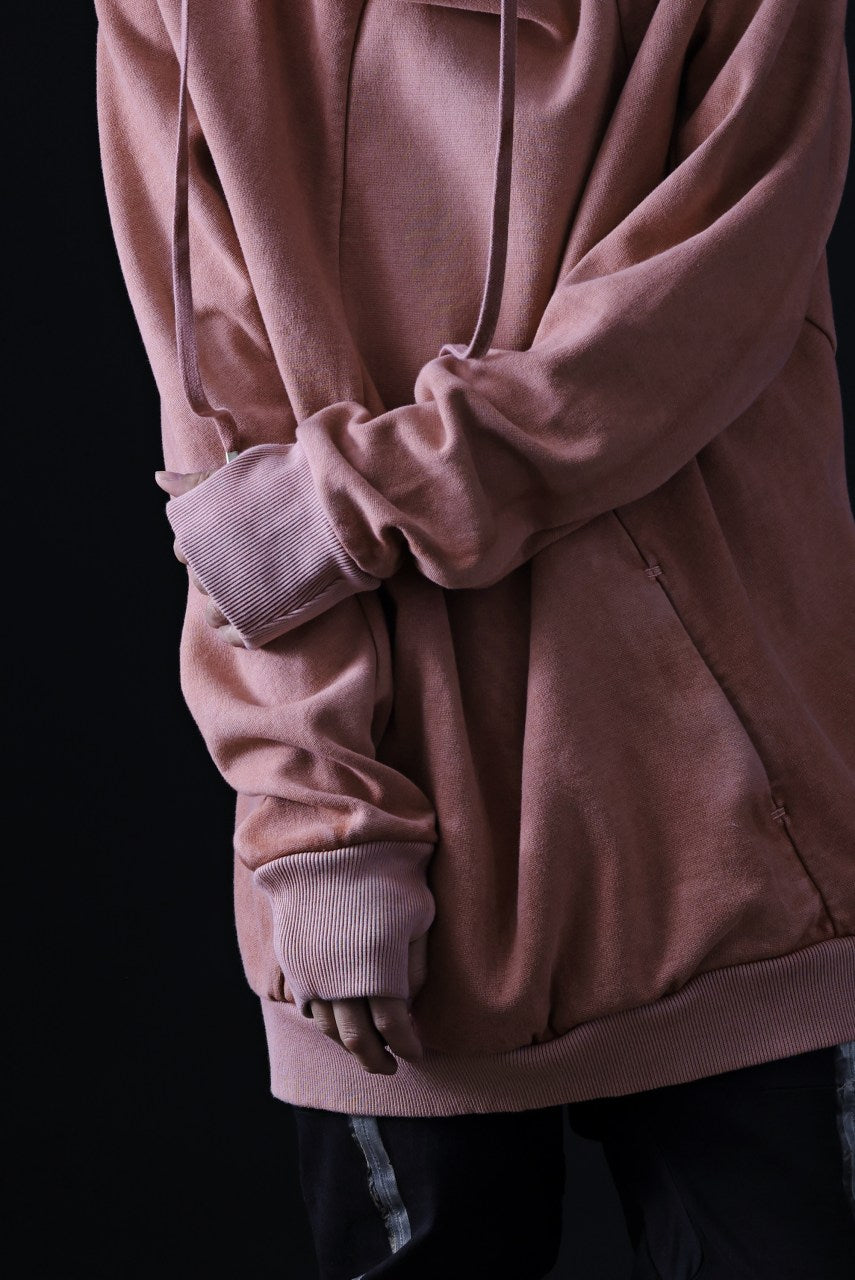 Load image into Gallery viewer, BORIS BIDJAN SABERI HOODY PULLOVER / NATURAL OBJECT DYED "HOODY2-F092" (ORANGE ROSE)