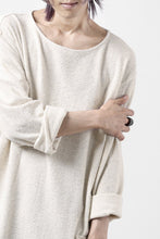 画像をギャラリービューアに読み込む, ISAMU KATAYAMA BACKLASH RANDOM PILE FABRIC L/S RELAXY TOPS (BEIGE)