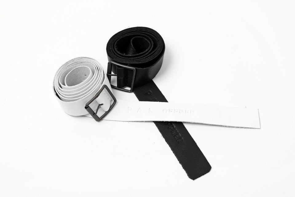 画像をギャラリービューアに読み込む, PAL OFFNER EASY THIN BELT / CALF LEATHER (BLACK)
