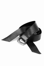 画像をギャラリービューアに読み込む, 11 BY BORIS BIDJAN SABERI LEATHER BELT &quot;BELT1-F-1504&quot; (COW SKIN / BLACK)