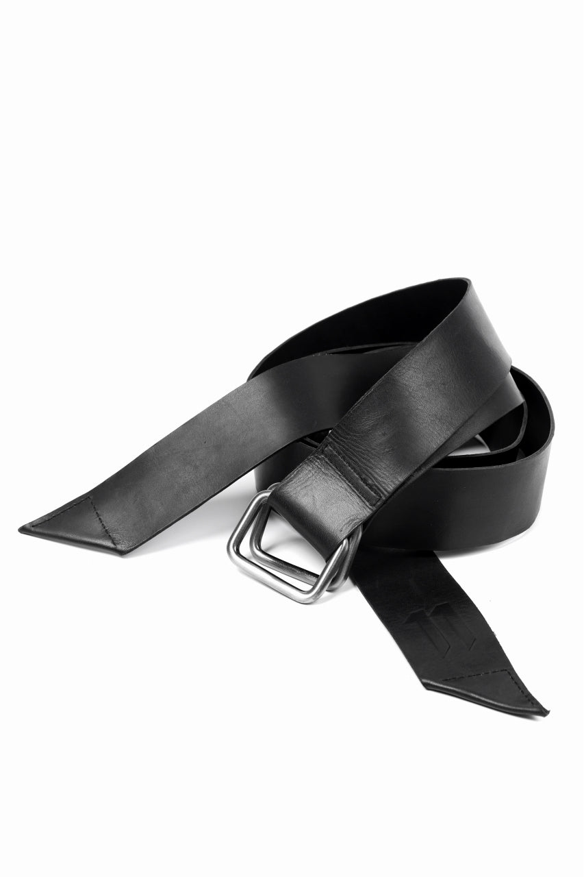 Load image into Gallery viewer, 11 BY BORIS BIDJAN SABERI LEATHER BELT "BELT1-F-1504" (COW SKIN / BLACK)