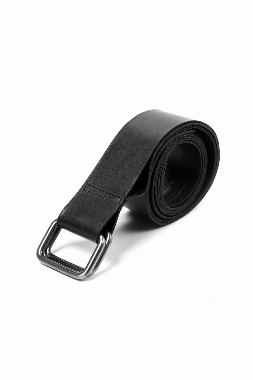 画像をギャラリービューアに読み込む, 11 BY BORIS BIDJAN SABERI LEATHER BELT &quot;BELT1-F-1504&quot; (COW SKIN / BLACK)