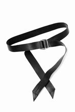 画像をギャラリービューアに読み込む, 11 BY BORIS BIDJAN SABERI LEATHER BELT &quot;BELT1-F-1504&quot; (COW SKIN / BLACK)