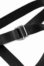 画像をギャラリービューアに読み込む, 11 BY BORIS BIDJAN SABERI LEATHER BELT &quot;BELT1-F-1504&quot; (COW SKIN / BLACK)