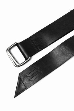 Load image into Gallery viewer, 11 BY BORIS BIDJAN SABERI LEATHER BELT "BELT1-F-1504" (COW SKIN / BLACK)