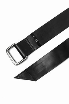 Load image into Gallery viewer, 11 BY BORIS BIDJAN SABERI LEATHER BELT "BELT1-F-1504" (COW SKIN / BLACK)