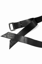 画像をギャラリービューアに読み込む, 11 BY BORIS BIDJAN SABERI LEATHER BELT &quot;BELT1-F-1504&quot; (COW SKIN / BLACK)