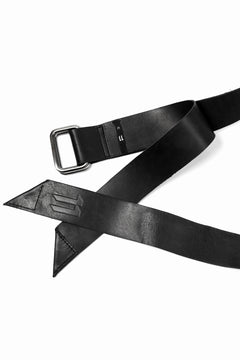 Load image into Gallery viewer, 11 BY BORIS BIDJAN SABERI LEATHER BELT "BELT1-F-1504" (COW SKIN / BLACK)