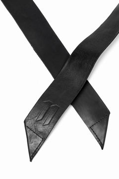 Load image into Gallery viewer, 11 BY BORIS BIDJAN SABERI LEATHER BELT "BELT1-F-1504" (COW SKIN / BLACK)