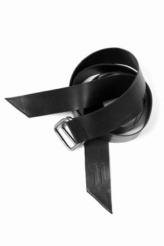 Load image into Gallery viewer, 11 BY BORIS BIDJAN SABERI LEATHER BELT "BELT1-F-1504" (COW SKIN / BLACK)