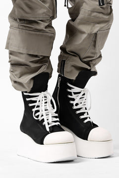 画像をギャラリービューアに読み込む, A.F ARTEFACT x Portaille PLATFORM HIGHCUT SNEAKERBOOTS / MATT NUBUCK (BLACK)