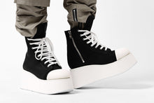 画像をギャラリービューアに読み込む, A.F ARTEFACT x Portaille PLATFORM HIGHCUT SNEAKERBOOTS / MATT NUBUCK (BLACK)