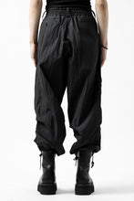 画像をギャラリービューアに読み込む, Y's.... WRINKLE TEXTURE TACTICAL PANTS (BLACK)
