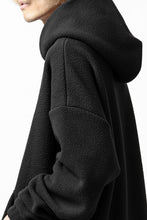 画像をギャラリービューアに読み込む, A.F ARTEFACT "FLUFFY" EMBROIDERED HOODIE / BomberFLEECE (BLACK)