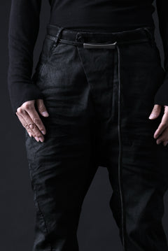 画像をギャラリービューアに読み込む, masnada BAGGY JEANS / REPURPOSED STRETCH (BLACK HAND SMEARED RESIN)