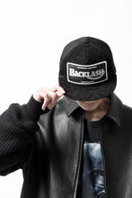Load image into Gallery viewer, ISAMU KATAYAMA BACKLASH KANGAROO SUEDE MESH CAP (BLACK)