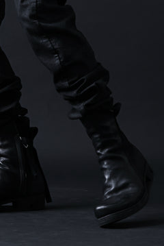 画像をギャラリービューアに読み込む, masnada BAGGY JEANS / REPURPOSED STRETCH (BLACK HAND SMEARED RESIN)