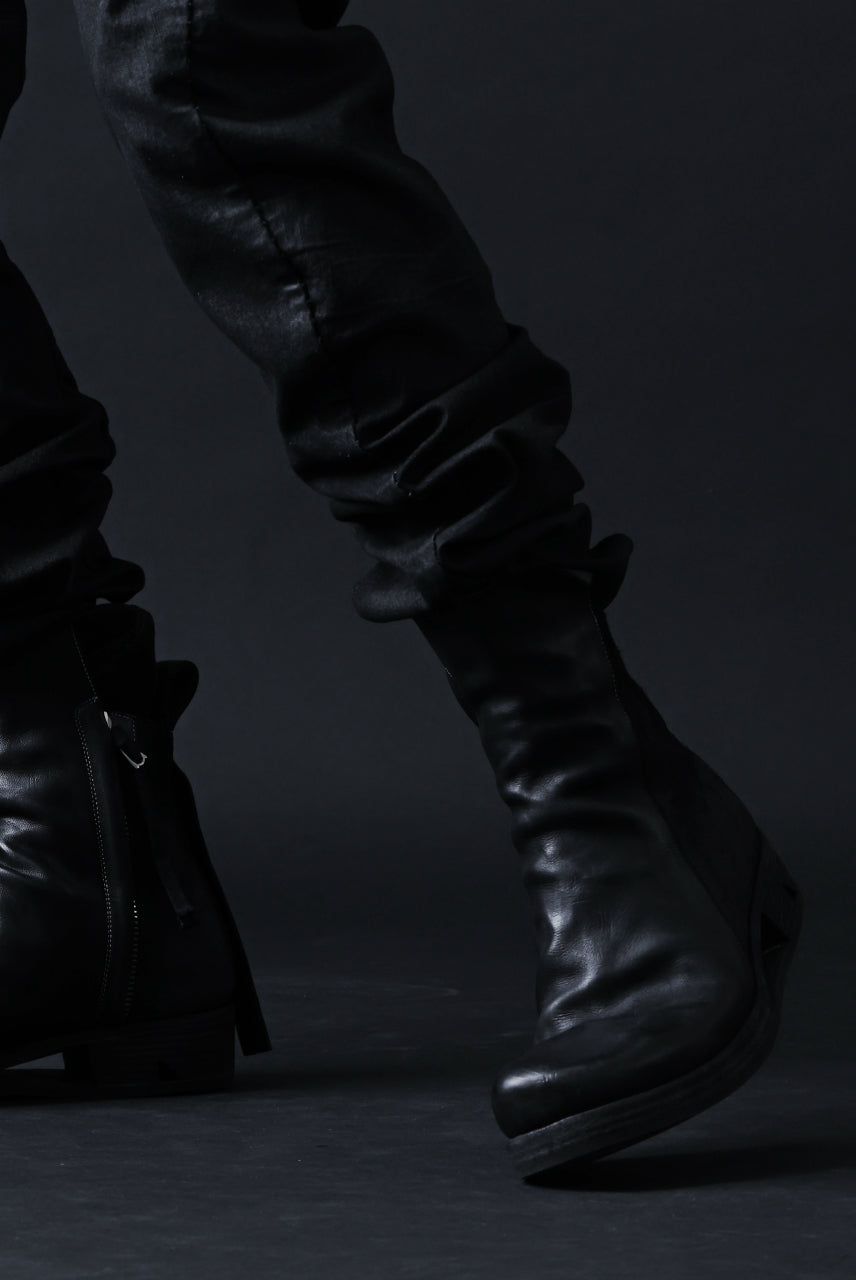 画像をギャラリービューアに読み込む, masnada BAGGY JEANS / REPURPOSED STRETCH (BLACK HAND SMEARED RESIN)