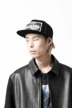 Load image into Gallery viewer, ISAMU KATAYAMA BACKLASH KANGAROO SUEDE MESH CAP (BLACK)