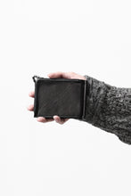 画像をギャラリービューアに読み込む, discord Yohji Yamamoto Money Clip Wallet / Shrink Cow Skin Leather (BLACK)