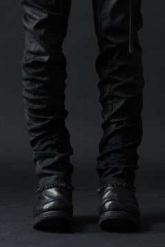 画像をギャラリービューアに読み込む, masnada SLIM JEANS / REPURPOSED STRETCH (BLACK HAND SMEARED RESIN)