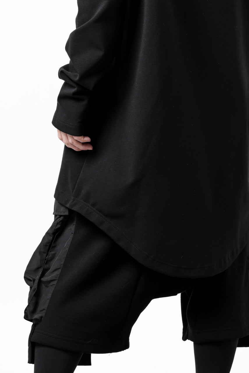 画像をギャラリービューアに読み込む, LEMURIA FLOWING LONG SLEEVE TOP / LUX-WARM® Premium (BLACK)